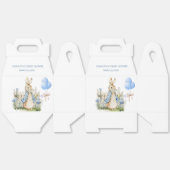 Schattige Peter Rabbit Baby shower Boy Bedankdoosjes (Ongevouwen)