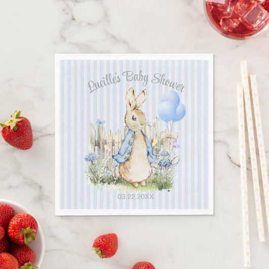 Schattige Peter Rabbit Baby shower Boy Servet (Insitu)