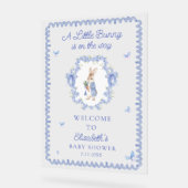 Schattige Peter Rabbit Boy Baby shower Welkom Acryl Bord (Hoek)