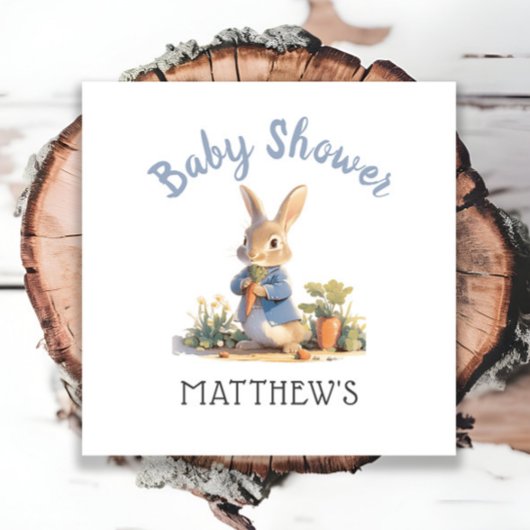 Schattige Peter The Rabbit Boy Classic Baby shower Servet
