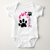 Schattige PetLover Baby Bodysuit Leuk Dierendesign (Voorkant)