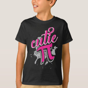 Schattige Pi Grappige Wiskunde 3.14 Gelukkige Pi D T-shirt