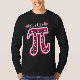 Schattige Pi Valentijnsdag Pi-dag Wiskundedag Doce T-shirt