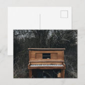Schattige Piano Briefkaart (Voorkant / Achterkant)