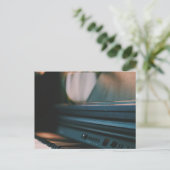 Schattige piano kunst briefkaart (Staand voorkant)