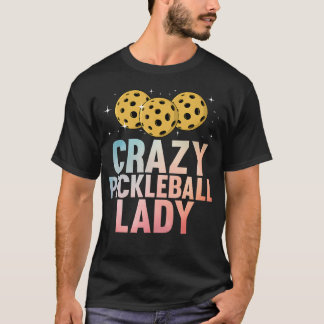 Schattige Pickleball Kunst Voor Vrouwen Moeder Oma T-shirt