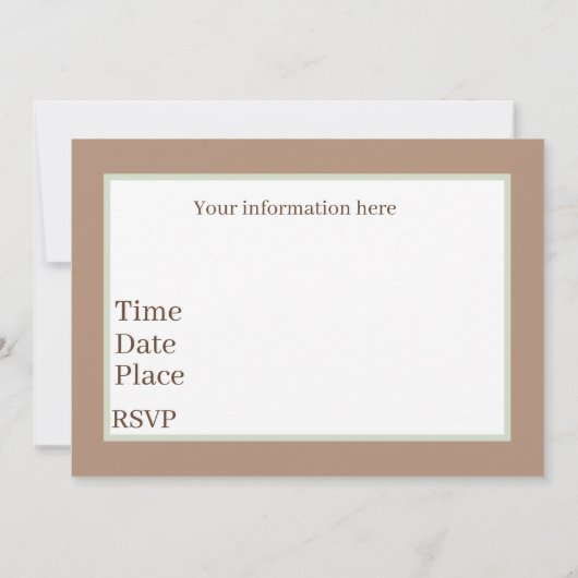 schattige picknick beren toevoegen tekst kaart (Achterkant)