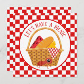 schattige picknick kaart (Voorkant / Achterkant)