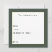 schattige picknick party liefhebbers Papieren Bord Kaart (Achterkant)