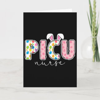 Schattige Picu-verpleegster Paashaas Kinder-IC-ver Kaart
