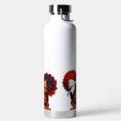 SCHATTIGE PIEPEND AFRIKAANS AMERIKAANS MEISJE WATERFLES (Links)