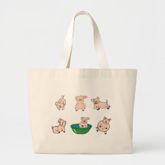 Schattige Pigs Lover Bag Grote Tote Bag