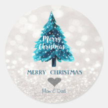 Schattige pijnboom, Glittery Bokeh