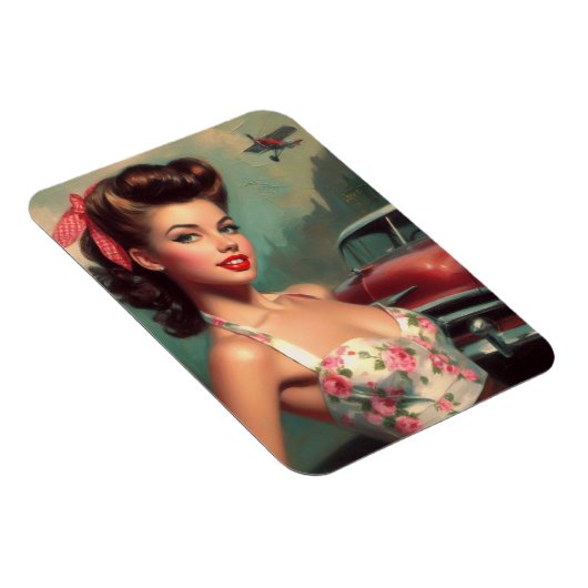  Schattige Pin-Up Schilderen Magneet (Rechterzijde)