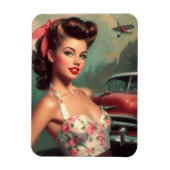 Schattige Pin-Up Schilderen Magneet (Verticaal)