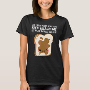 Schattige pindakaas voor mannen vrouwen bijpassend t-shirt