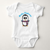 Schattige pinguïn Baby Creeper Romper (Voorkant)