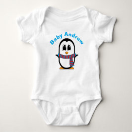 Schattige pinguïn Baby Creeper Romper