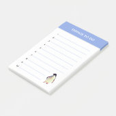 Schattige Pinguïn & Bewerkbare Taken Post-it Notit Post-it® Notes (Schuin)