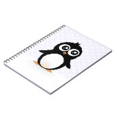 Schattige pinguïn cartoon notitieboek (Linkerzijde)