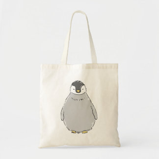 Schattige pinguïn chick tote bag