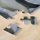 Schattige pinguïn familie Arctic Wildlife Legpuzzel (Zijkant)