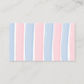 Schattige Pinguïn Geslacht Onthullen Spel Luier Ra Informatiekaartje (Achterkant)