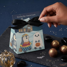 Schattige Pinguïn Halloween | Kan Snoepjes Bevatte