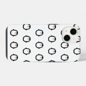 Schattige Pinguïn iPhone Hoesje (Achterkant horizontaal)