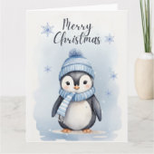 "Schattige Pinguïn" Kaart (Voorkant)