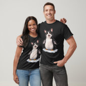 Schattige Pinguïn Kat Hybride Grappig Dier T-shirt (Unisex)