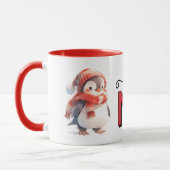 Schattige pinguïn kerst magie mok (Links)