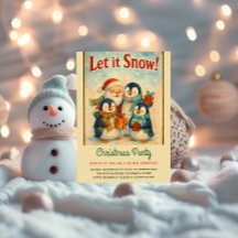 Schattige Pinguïn Kerstfeest