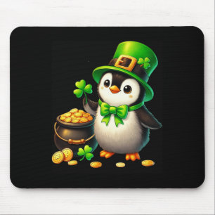 Schattige Pinguïn Leprechaun St. Patrick's Day Jon Muismat