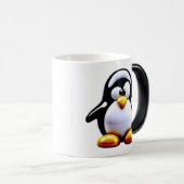 Schattige Pinguïn Magische Mok (Voorkant rechts)