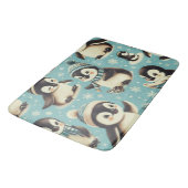 Schattige pinguïn patroon Badmat (Gekanteld)