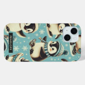  Schattige pinguïn patroon Case-Mate iPhone Case (Achterkant (horizontaal))