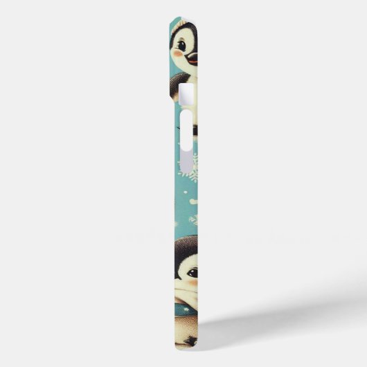 Schattige pinguïn patroon Case-Mate iPhone Case (Achterkant / Links)