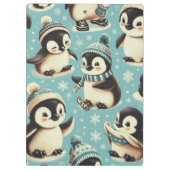  Schattige pinguïn patroon Klembord (Achterkant)