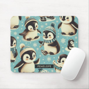 Schattige pinguïn patroon Muismat
