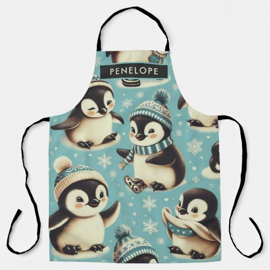  Schattige pinguïn patroon Schort (Voorkant)
