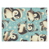  Schattige pinguïn patroon Tafelkleed (Voorkant (Horizontaal))