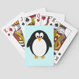 Schattige Pinguïn Pokerkaarten