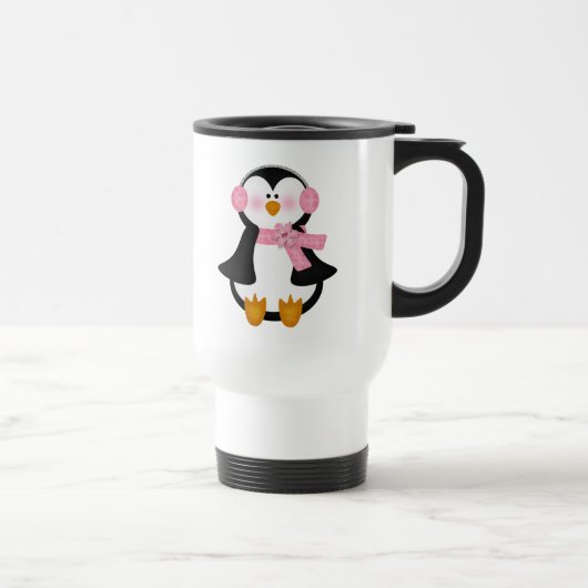 schattige pinguïn reisbeker (Rechts)