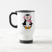 schattige pinguïn reisbeker (Links)