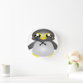 schattige pinguïn ronde klok (Huis)