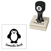Schattige pinguïn rubberstempel (Gestempeld)