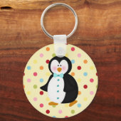 schattige pinguïn sleutelhanger (Voorkant)
