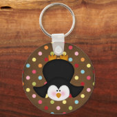 schattige pinguïn sleutelhanger (Voorkant)