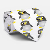 schattige pinguïn stropdas (Opgerold)